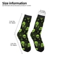 thumbnail image 2 of Honeii Skulls And Cobwebs Print Children's Colorful Socks,Unisex Kids and Toddlers' Cushioned Sock,Kids Athletic Crew Socks,for Everyday Wear and Sports, 2 of 5