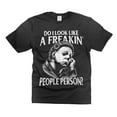 thumbnail image 2 of Halloween Michael Myers t-shirt Do I Look Like A Freakin People Person Shirt Horror Movie Tee (3X-Large Military Green), 2 of 6