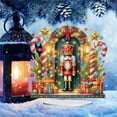 thumbnail image 6 of DIY Diamond Ornaments, Diamond Art Paintings, Christmas Creative Design PVC Home Decoration Ornaments (Double-Sided Pattern, Single-Sided Diamond) (Color Box Packaging 25)-Nutcracker Soldier, 6 of 10