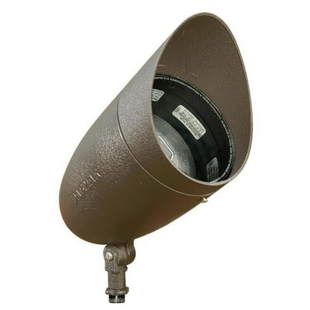 Dabmar Lighting DPR38-HOOD-BZ Cast Aluminum Directional Spot Light with Hood- Bronze
