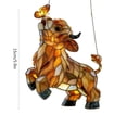 thumbnail image 3 of 2D Flat Cow Catcher Colorful Acrylic Style Window Hanging, 3 of 5