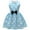 Blue, variant on Kids Girl Polka Dots Princess Costume 50s Audrey Vintage Sleeveless Swing Birthday Party Rockabilly Dress 2-13Y