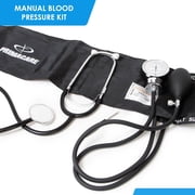 PrimaCare Classic Series DS-9197-BKWM Portable Analog Upper Arm Blood Pressure Monitor Kit with Black Carrying Case