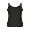 thumbnail image 5 of Timegard Tank Tops for Women Plus Size Ribbed Sleeveless Scoop Neck Slim Comfy Cropped Going out Top, 5 of 5