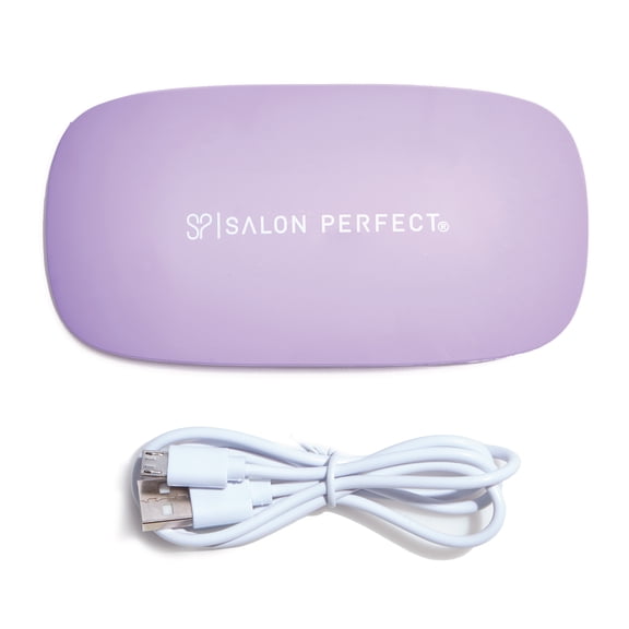 Salon Perfect Mini Gel Polish UV LED Nail Dryer Lamp with USB Charger, Nail Care Accessory
