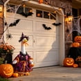 thumbnail image 6 of Porch Goose Fall Decorations Outfits,23 Inch Witch Decoration Print Dress Hat and Candy Container,for Yard Lawn Goose Statue,Festival Front Porch Decor, 6 of 7
