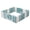 Green, variant on 18-Panel Portable Plastic Playpen, Spacious Safety Fence for Toddlers, Indoor & Outdoor Use, Gray