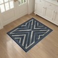 thumbnail image 3 of ODIKA Herringbone Interlocking Zigzag Stripes Boho Bordered Diagonal Non-Slip Chair-Friendly for Home Office, Hallway, Laundry Room, 3 of 7