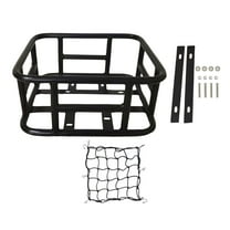 Rear Rack Bike Basket Basket Adult Metal Luggage Rack Carrying Pets Carrier Bike Rack for Adult Bike Shopping Luggage No Waterproof Cover