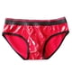 thumbnail image 1 of Calzones De Hombre Pantalones Triangulares Para Hombre Pantalones Ajustados Elásticos De Cuero Y Algodón Reflectantes Dorados Y Ropa Interior, 1 of 2