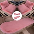 thumbnail image 3 of PPgejGEK 5 Sets Car Front Seat Cushion Soft Warm Faux Rabbit Winter Auto Seat Cover Plush Vehicle Seat Protector Pad with Non-Slip Backing Car Accessories Hottest Deals, 3 of 5