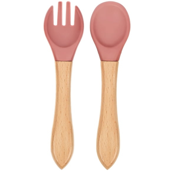 1 Set of Infant Spoon Adorable Food Spoon Fork Children Feeding Spoon for Home
