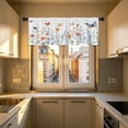 thumbnail image 5 of EGNMCR Rideau de Douche, Rideaux Occultants Impression 2D Rideau Court de Cuisine Rideau de Décoration de Cuisine Lavable Demi-Rideau de Fenêtre pour Fenêtre de Cuisine Rideau Imperméable Filtrant la Lumière pour Maison Petits Rideaux, 5 of 5