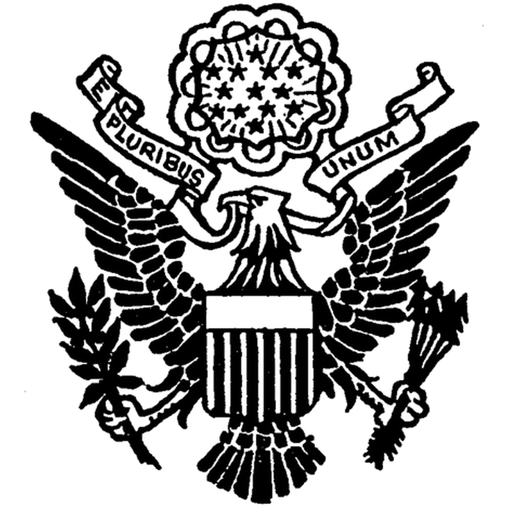Coat of Arms of the USA as published in The Army and Navy Hymnal-20 ...