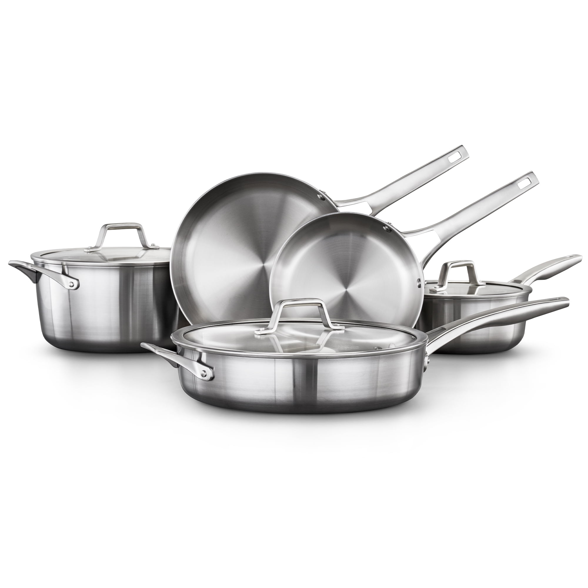 Calphalon Premier 8 Piece Oven Safe Stainless Steel Cookware Set w