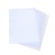 thumbnail image 1 of Carpeta de documentos de oficina 20pcs Carpeta de papel de una sola página Carpeta de plástico en forma de L (blanco), 1 of 5