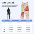 thumbnail image 4 of Sikiie Strawberries Mens Pajama Pants Sleep & Lounge Pants, PJ Bottoms With elastic waistb and Pockets X-Large, 4 of 6
