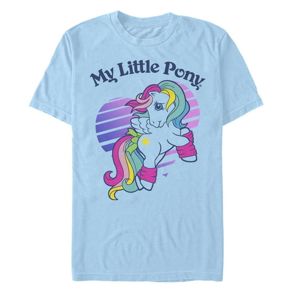 Men's My Little Pony Running Heart  Graphic T-Shirt