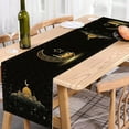 thumbnail image 3 of Eid and Moon Table Flags Eid Tablecloth Decoration Eid Restaurant Decoration Table Flags Eid Linen Table Flags 6 Foot Table Sequined Table, 3 of 4