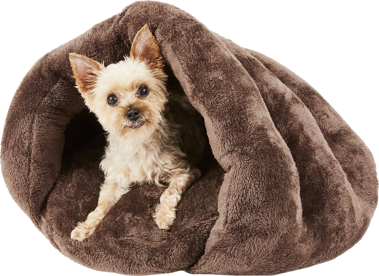 Birdsong The Original Cuddle Pouch Pet Bed (Small), Dog Cave, Covered
