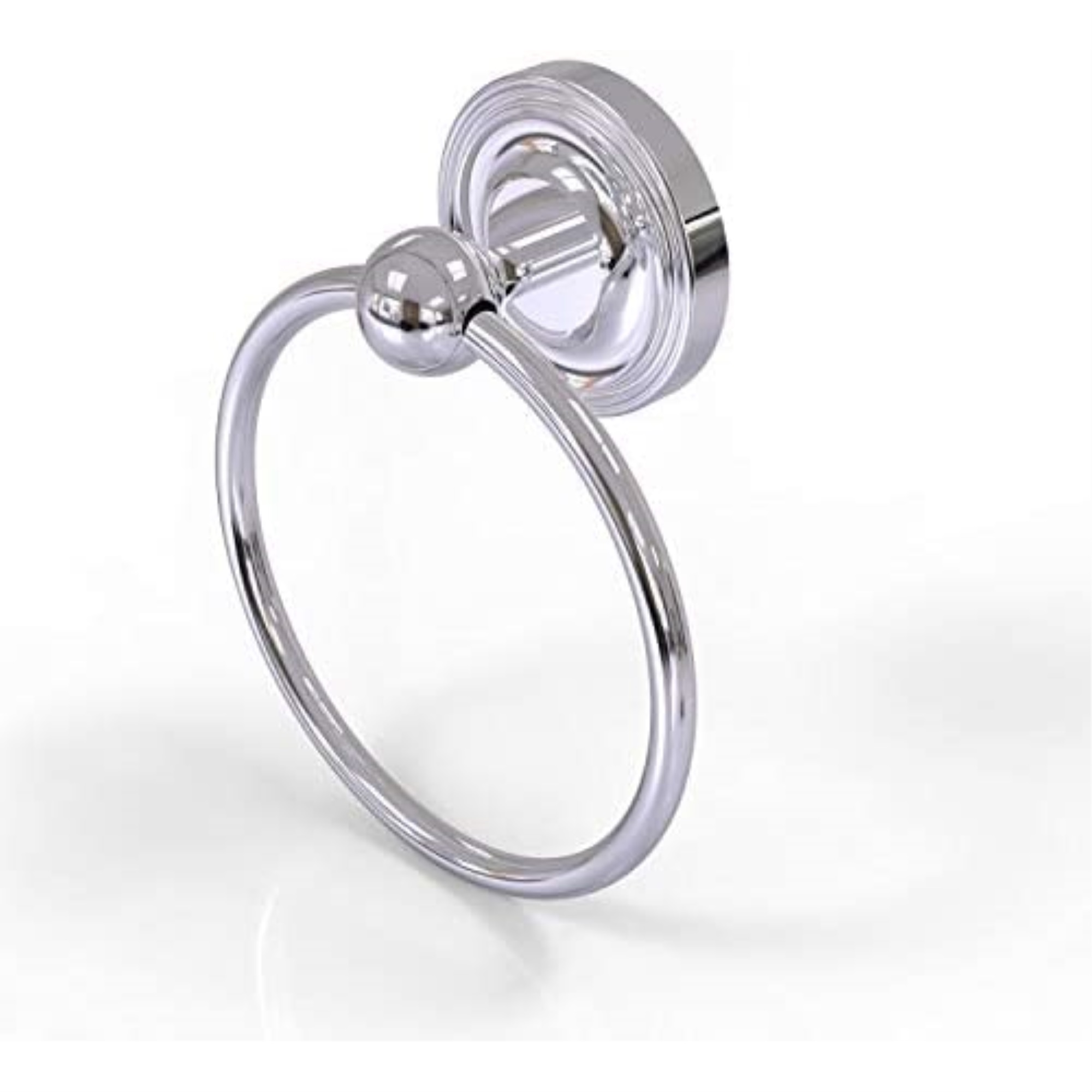 Allied Brass PR-16 Prestige Regal Collection Towel Ring, Polished Chrome