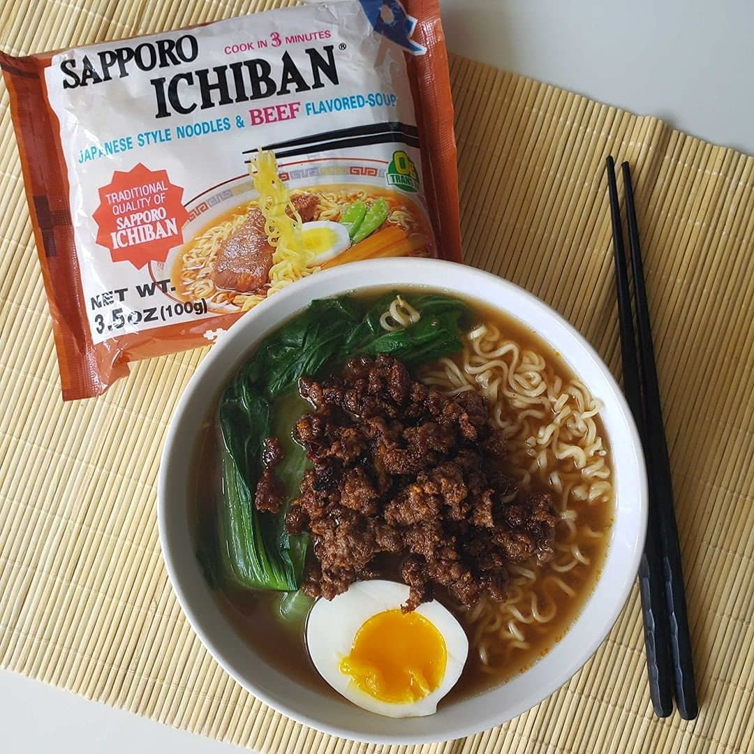 Pack of 24, Sapporo Ichiban Japanese Style Noodles & Beef Flavored Soup, 3.5 oz