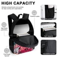 thumbnail image 5 of Hazbin Hotel Backpacks 3 Piece Set Bookbag with Lunch Bag And Pencil Case, 5 of 6