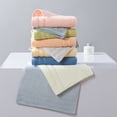 thumbnail image 4 of Nvzi 1 toalla de baño, toalla unisex, toalla de mano de algodón suave para el hogar, súper suave, altamente absorbente para ducha, piscina, toalla de mano de 13,39 x 28,35 pulgadas (gris), 4 of 5