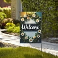 thumbnail image 4 of Welcome Spring Summer Daisy Garden Flag 12x18 Inch Double Sided Floral Wreath Outdoor Decor Yard Banner For House Patio Lawn, 4 of 8