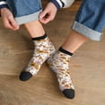 thumbnail image 3 of Fuzoiu Sunflowers And Butterflies Print Adult Socks, Crew Moisture-wicking Socks, Unisex Cushion Crew Socks,Casual Sports Ankle Socks, 3 of 7