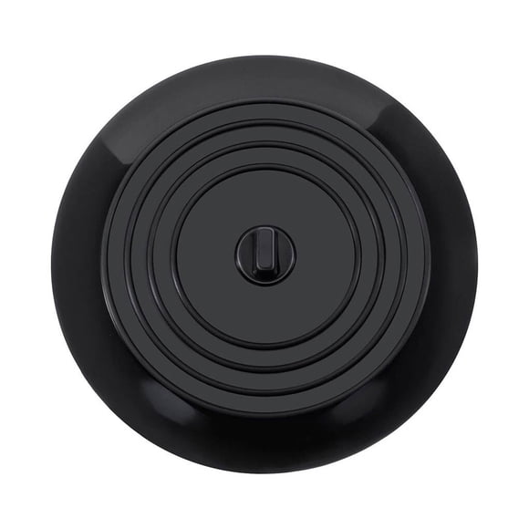 Recableght Drainer Cover Sink Bathtub Strainer Round Silicone Stopper Drainer Lid Durable And Long\-Lasting Bathroom Accessories black