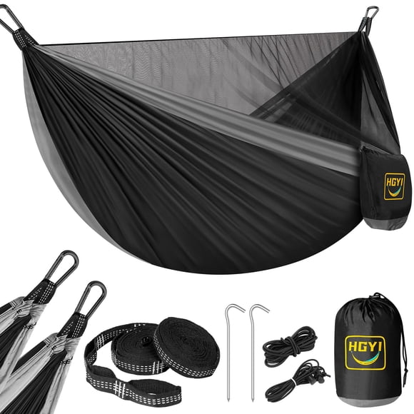 Hamaca de Camping HGYI con Mosquitero Portátil Doble