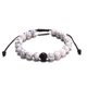 thumbnail image 3 of ShiYe toys store Pulsera de howlita Pulsera de ágata negra mate Pulsera para parejas Pulsera de distancia Pulsera de cuentas de energía para el regalo del día de San Valentín, 3 of 5