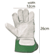 thumbnail image 2 of Guantes de trabajo de jardinería dobles, guantes de soldadura de jardinería, guantes protectores para hombres y mujeres MFZFUKR CPB-US-DYP663, 2 of 5