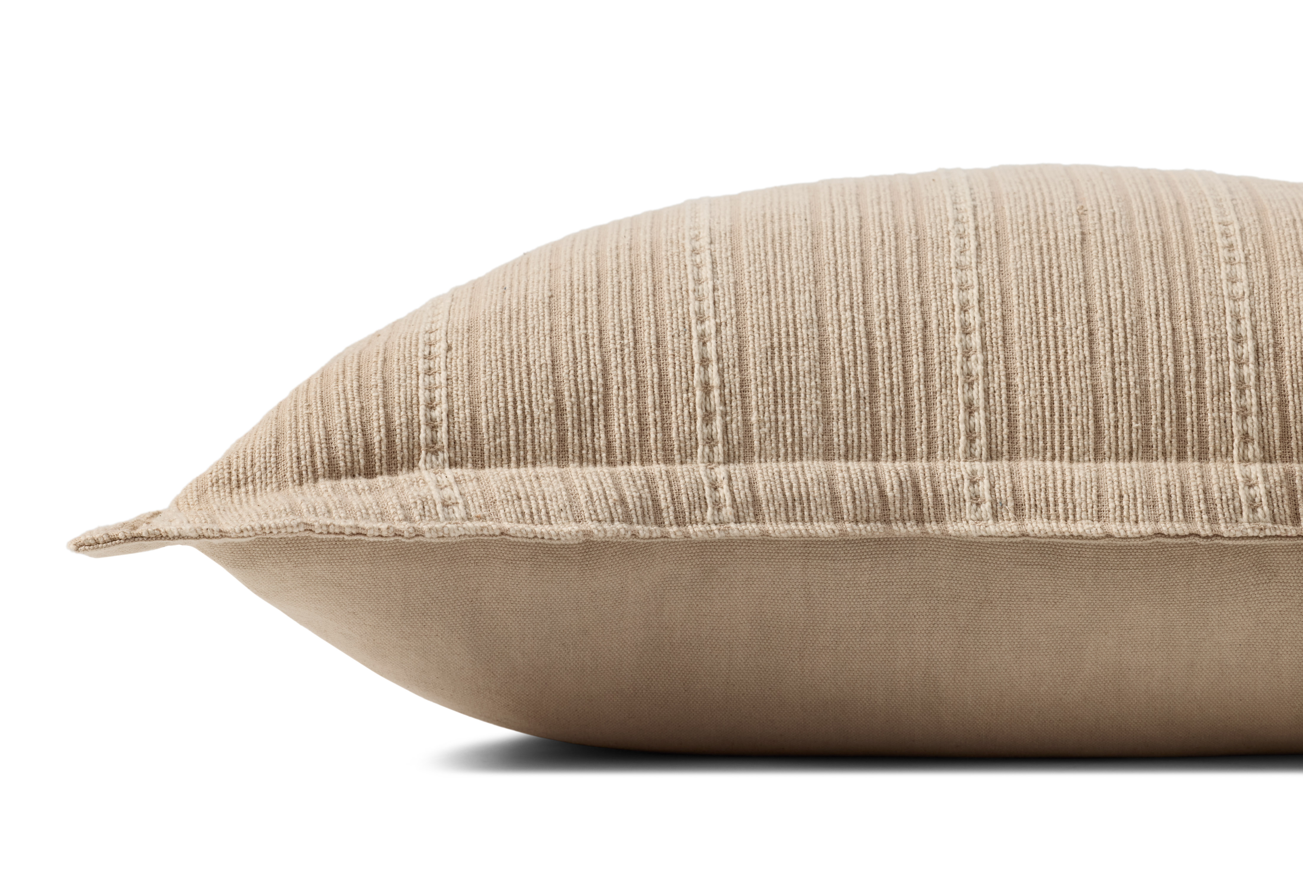 Chris Loves Julia x Loloi Howie Natural 18'' x 18'' Decorative Pillow