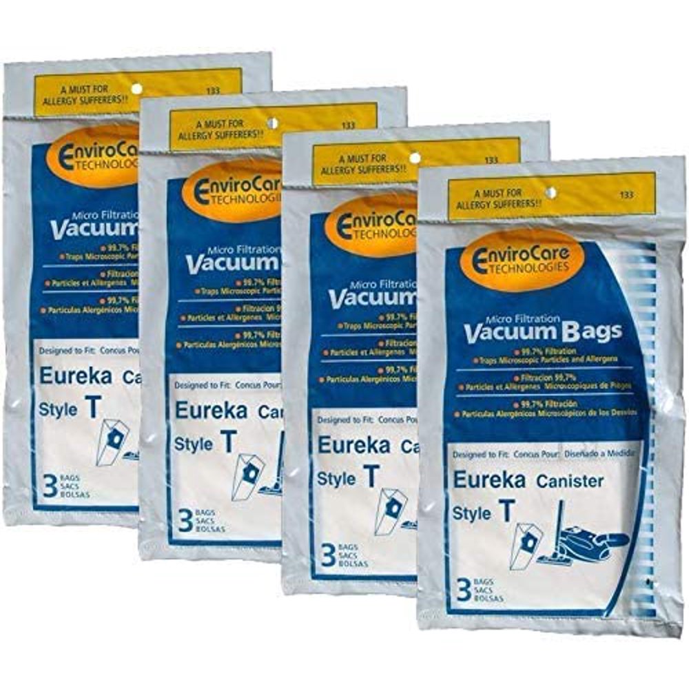 Eureka Style T Vacuum Bags For Canister Turbo Lite 970 and 980 series