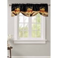 thumbnail image 2 of Tie Up Valance Curtain for Kitchen,Cigarettes Whiskies Alcoholic Cognac Rod Pocket Short Curtains Adjustable Tie-Up Shade Valances,Farm Wood Grain Window Treatment for Bathroom Living Room Bedroom, 2 of 8