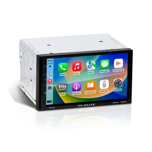 BOSS Audio Systems Elite Series Estéreo para automóvil de doble DIN - Apple CarPlay, Android Auto