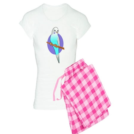 

CafePress - Blue Budgie - Women s Light Pajamas