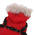 thumbnail image 4 of Pet Outdoor Vest Clothes With Hoodie Dog Clothes Cat Pet Clothes Autumn And Winter Chest Strap, 4 of 8