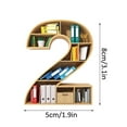thumbnail image 2 of MesaSe Christmas Pendant Book Storage Rack Party Home Decoration Creative DIY Acrylic With LED Light Hanging Ornament, 2 of 18