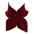 thumbnail image 2 of Warm Knitted Neck Warmer for Women Winter Soft Gaiter Scarves Solid Color Pullover Collar Scarf Neckerchiefs Wine Free, 2 of 3