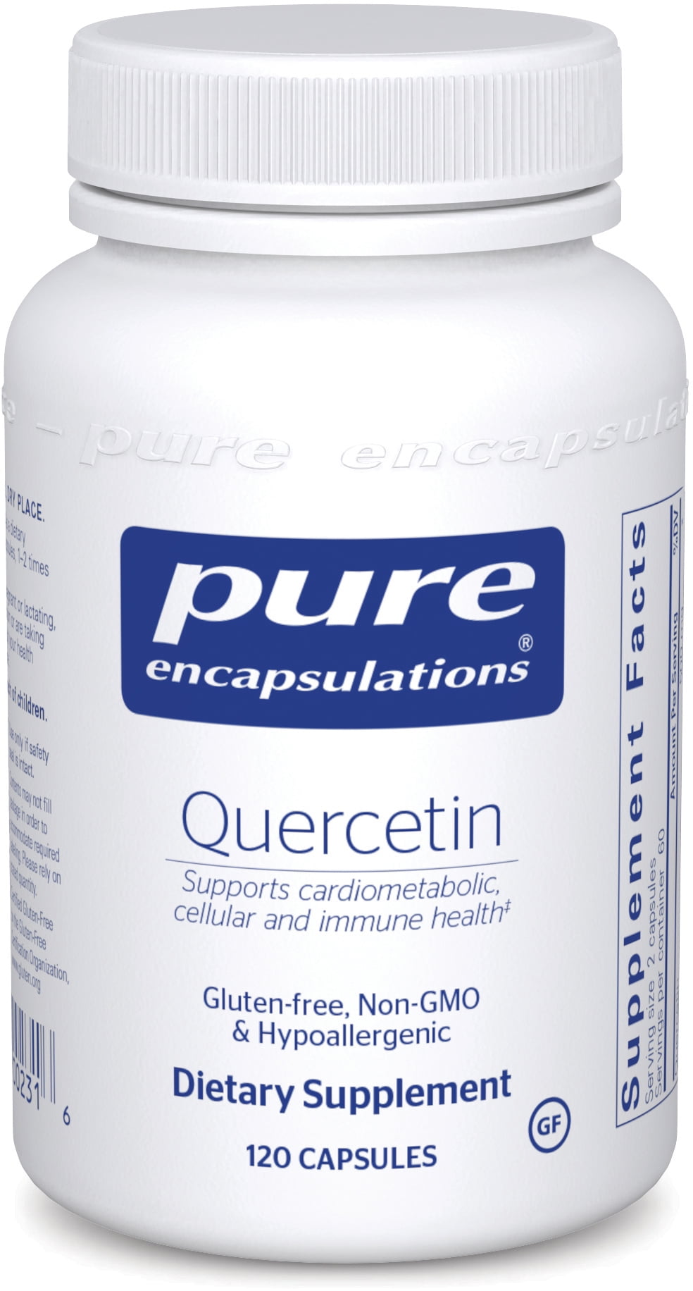 Pure Encapsulations Quercetin Supplement with Bioflavonoids for