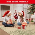 thumbnail image 3 of Snowflake Entryway Rug- 2x3 Small Rug Ultra-Thin Soft Kitchen Rugs Non Slip Indoor Door Mat, Rubber Backing Throw Carpet Washable Rugs for Entryway Bathroom Bedroom(2x3ft,Grey), 3 of 5