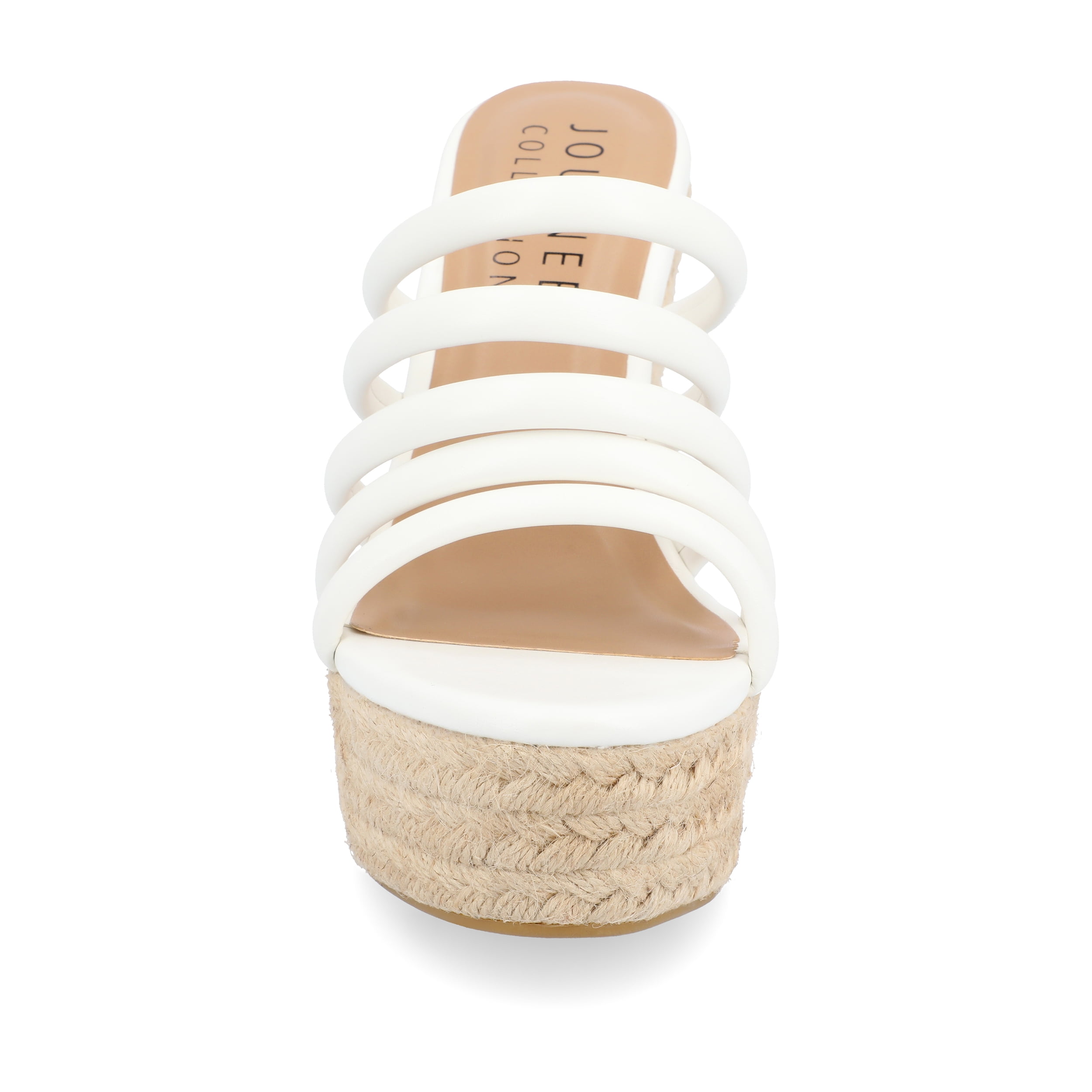 Journee Womens Cynthie Slip On Espadrille Wedge Sandals