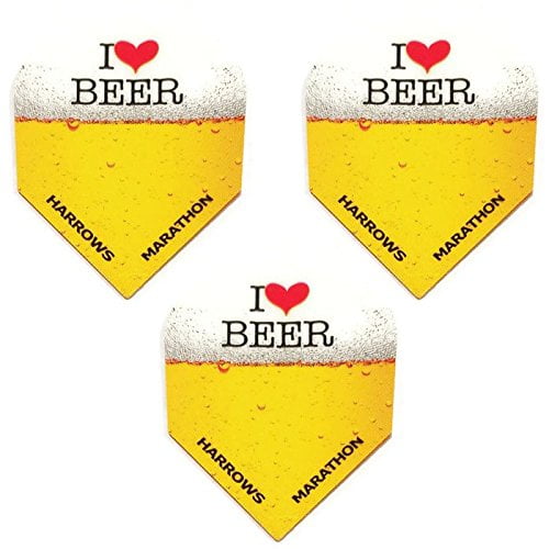 Art Attack Harrows Marathon I Love Heart Beer & Darts 100 Micron Extra