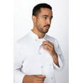 thumbnail image 5 of Chef Works Unisex Sustainable Le Mans Chef Coat (REWCCWWHT3XL), 5 of 6