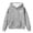 Grey, variant on Toddler Girls Oversized Hoodies Letter Print With Pocket Long Sleeve Casual Pullover Sweatshirt for Kids Size 4-5T