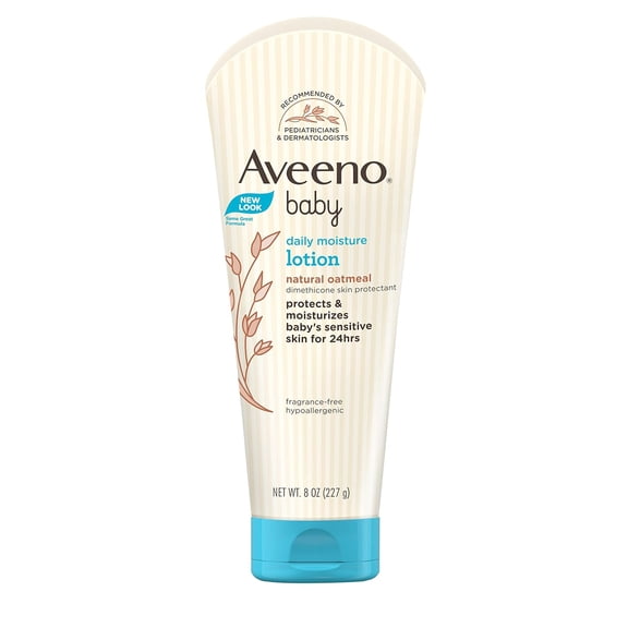 Aveeno Baby Daily Moisture Lotion, Fragrtance Free, 8 oz