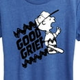 thumbnail image 3 of Peanuts - Good Grief Split  - Women's Short Sleeve Graphic T-Shirt, 3 of 6